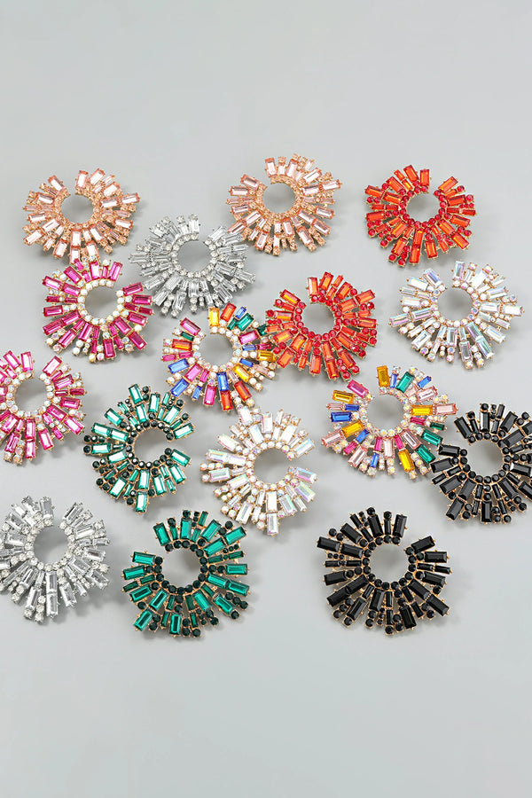 Davian Sunflower Diamond Earrings