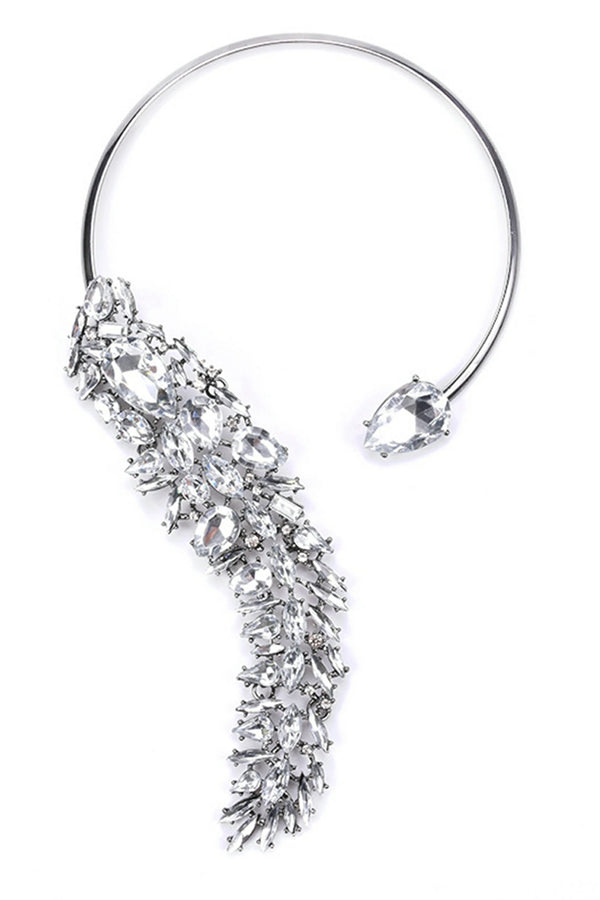 Emily Diamond Flower Necklace